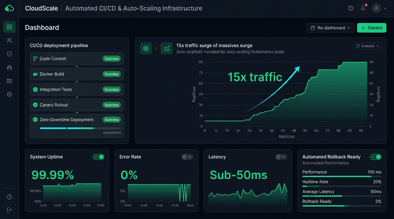 MegaRetail: Automated CI/CD & Auto-Scaling Migration