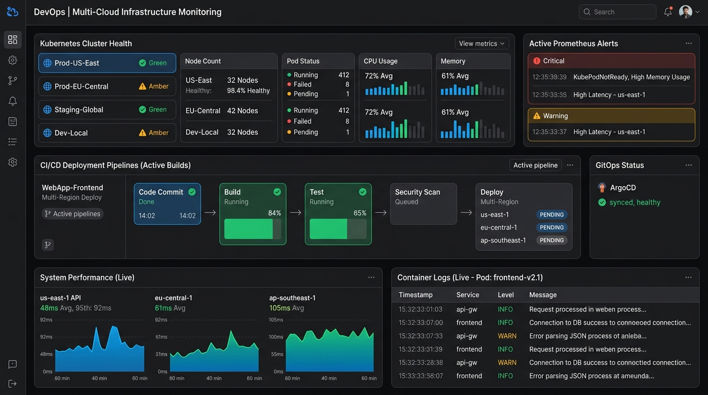FinFlow: High-Availability Kubernetes Cloud Infrastructure