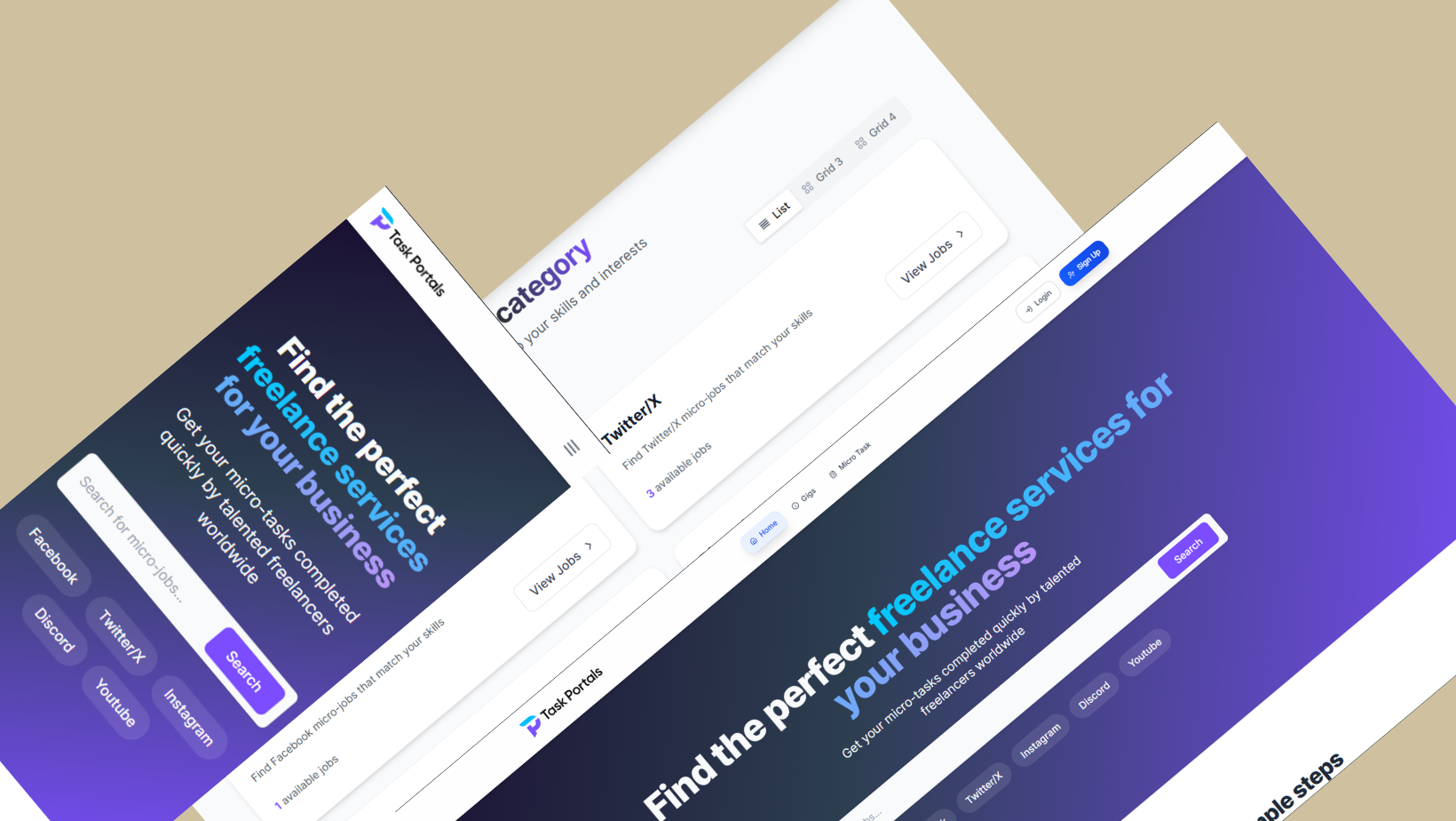 Task Portal - Freelancer Market Place - Syntor IT Portfolio Case Study