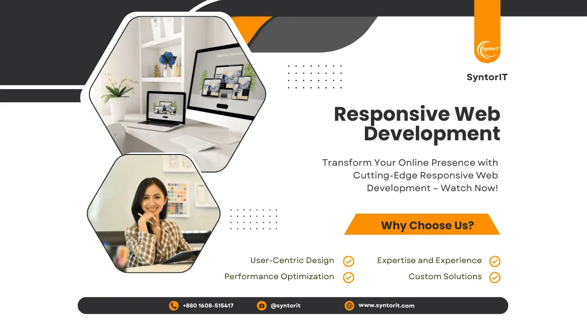 Responsive design enhancing user experience across multiple devices including smartphones, tablets, and desktops